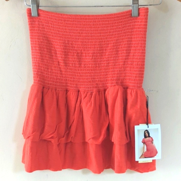 Nation LTD Mitzy Smocked Ruffle Tiered Mini Skirt Size XS - Picture 7 of 16